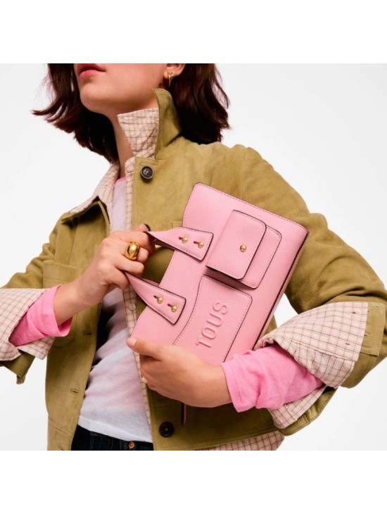 Bolso Bowling Tous Back to Basics Rosa 2002373315 | Joyería Parejo