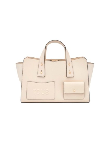 Bolso Bowling Tous Back to Basics Beige 2002437801 | Joyería Parejo