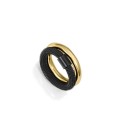 Anillo Viceroy Fashion Mujer 14347A01410 Doble Negro y Dorado