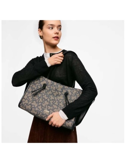 Bolso Tous Shopper Kaos Icon 2002436944 Marrón | Joyería Parejo