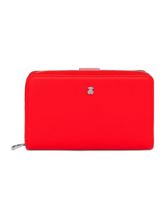 Billetera Tous New Dubai Saffiano Roja 2001689817 | Joyería Parejo