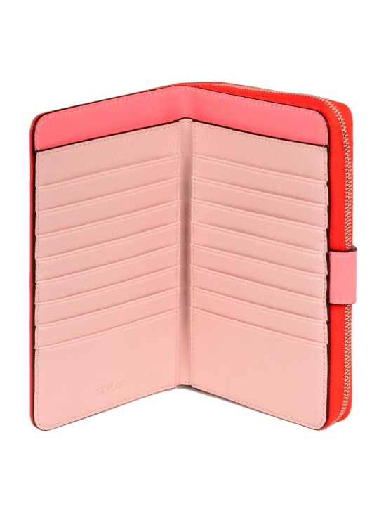 Billetera Tous New Dubai Saffiano Roja 2001689817 | Joyería Parejo