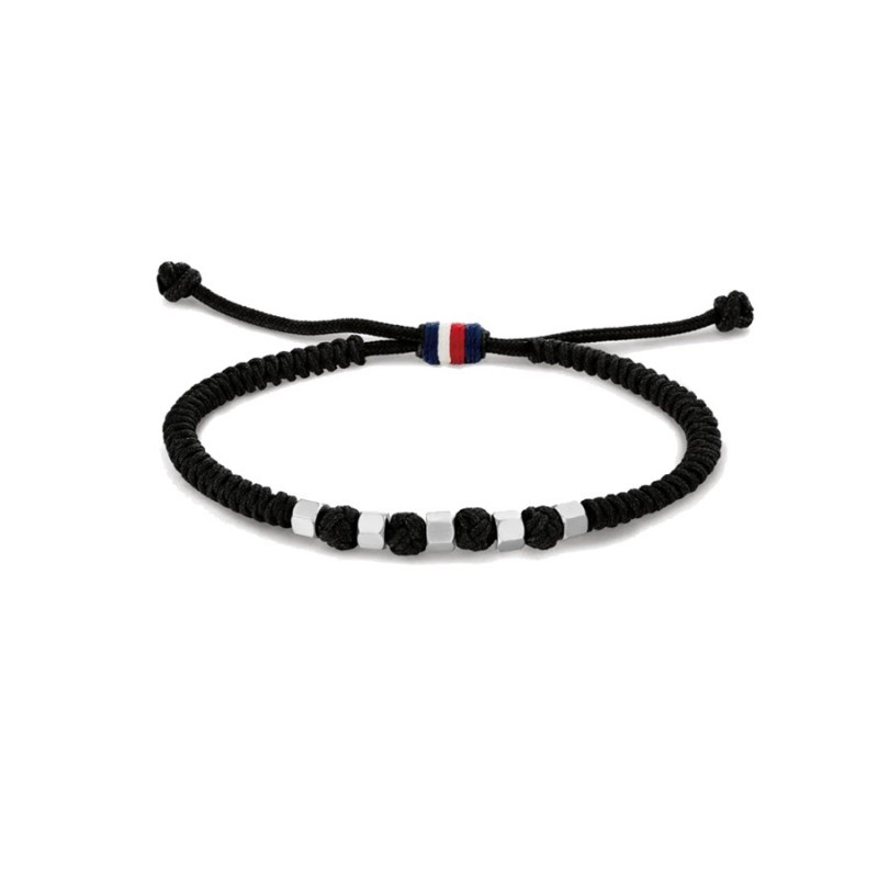 Pulsera Tommy Hilfiger Hombre 2790681 Nylon Negro | Joyería Parejo