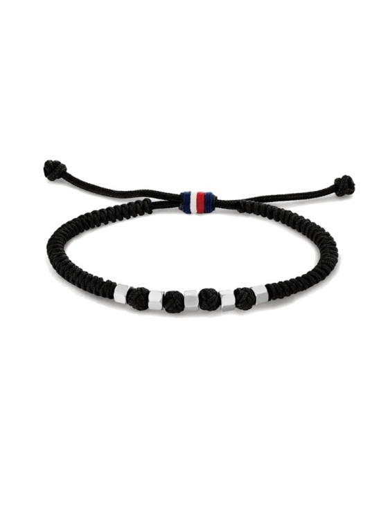 Pulsera Tommy Hilfiger Hombre 2790681 Nylon Negro | Joyería Parejo
