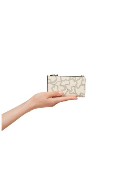 Cartera Flat Tous Kaos Icon Beige 2002127701 | Joyería Parejo