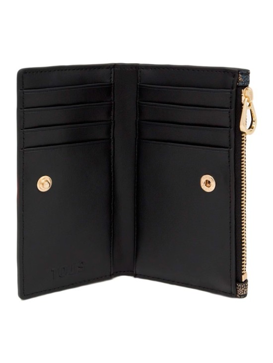 Cartera Flat Tous Kaos Icon Negra 2002127751 | Joyería Parejo