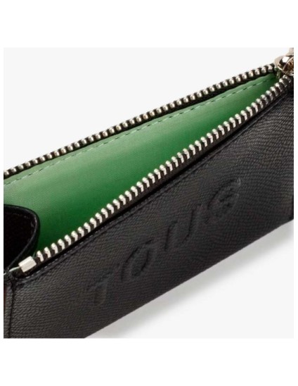 Cartera Flat Tous Kaos Icon Negra 2002127751 | Joyería Parejo