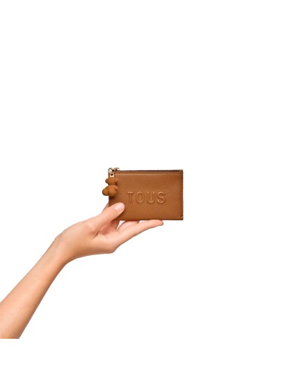 Monedero Tarjetero Tous Brenda Camel 2002106145 | Joyería Parejo