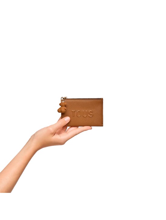 Monedero Tarjetero Tous Brenda Camel 2002106145 | Joyería Parejo