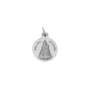 Medalla Redonda de la Virgen de Araceli de Lucena en Plata