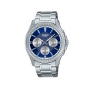 Reloj Casio Hombre MTP-1375D-2A1V Multifunción Azul