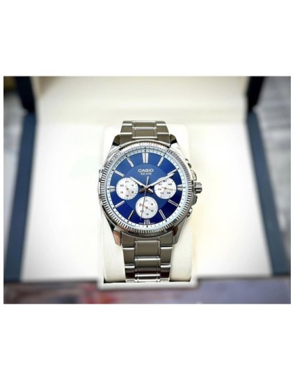 Reloj Casio Hombre MTP-1375D-2A1 Multifunción Azul | Joyería Parejo