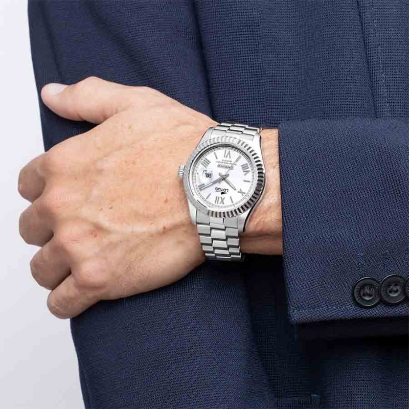 Reloj Lotus Hombre 19002/1 Freedom Esfera Blanca | Joyería Parejo