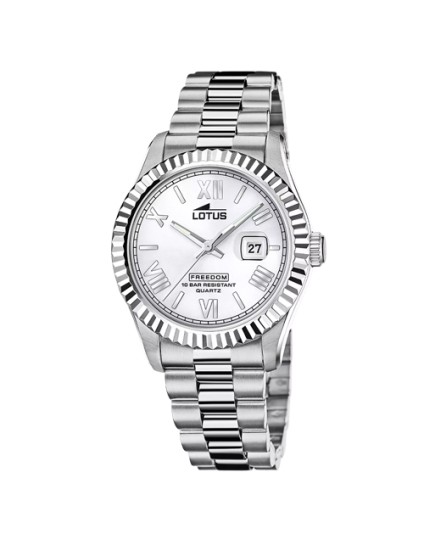 Reloj Lotus Hombre 19002/1 Freedom Esfera Blanca | Joyería Parejo
