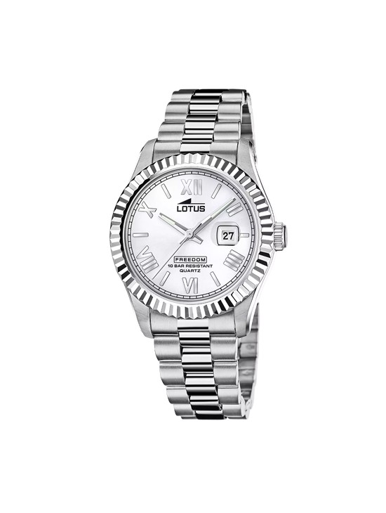 Reloj Lotus Hombre 19002/1 Freedom Esfera Blanca | Joyería Parejo