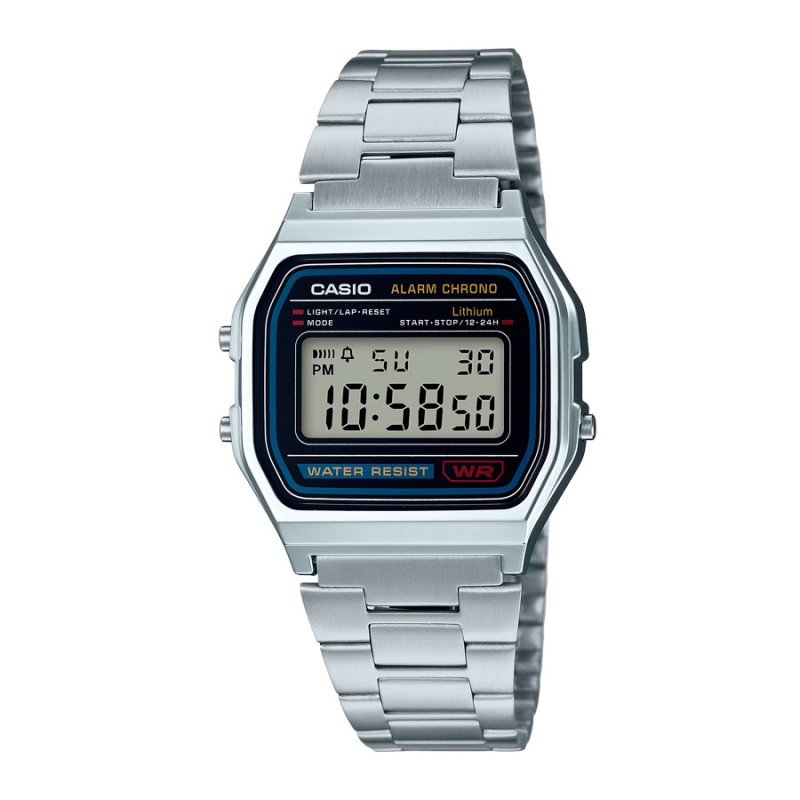 Reloj Casio Vintage A158WA-1DF Unisex | Joyería Parejo