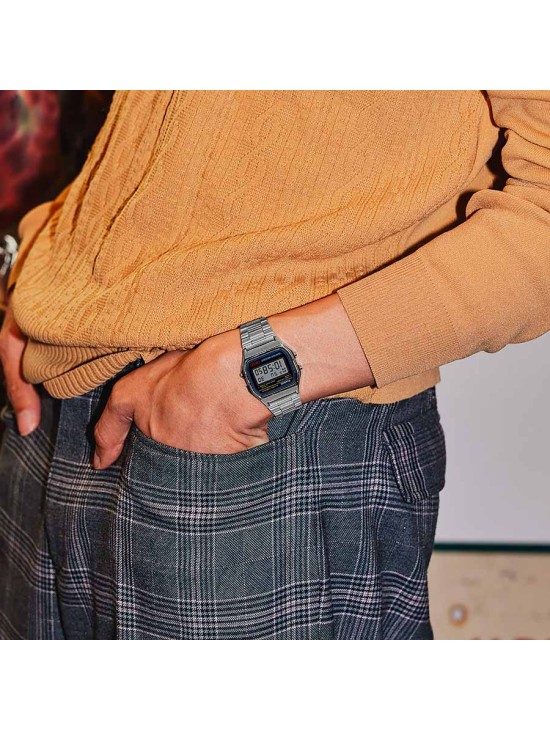 Casio Vintage A158WA-1DF Unisex Watch | Joyería Parejo