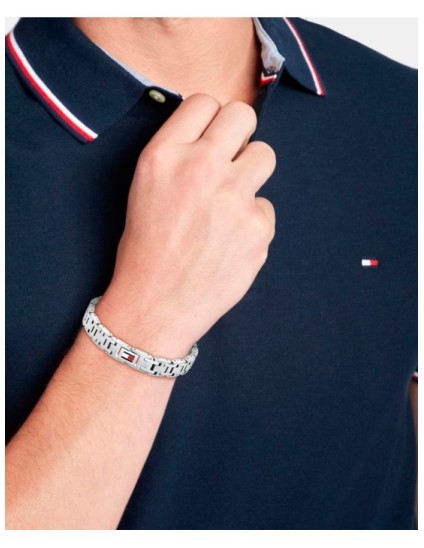 Tommy Hilfiger Men's Nylon Bracelet 2790680 Green | Parejo Jewelry