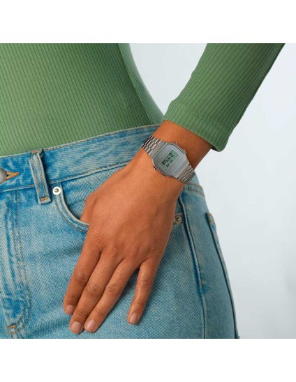 Casio Retro Unisex Watch A168WEM-7EF | Joyería Parejo
