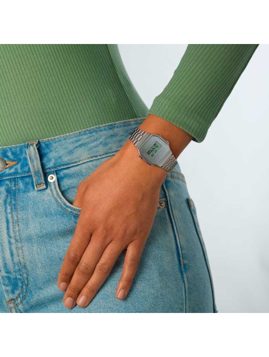 Casio Retro Unisex Watch A168WEM-7EF | Joyería Parejo