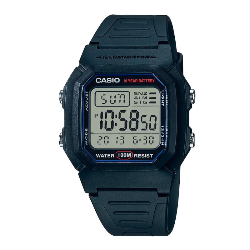 Relógio Casio Homem W-800H-1AVES | Joyeria Parejo