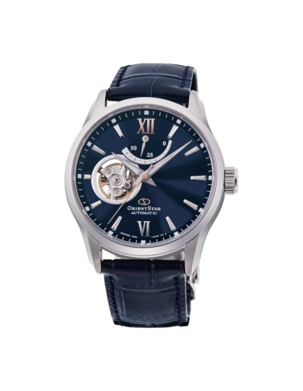 Relógio OrientStar 149-RE-AT0006L00B Homem Aço Pele Azul