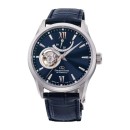 OrientStar Watch 149-RE-AT0006L00B Men's Stainless Steel and Blue Leather