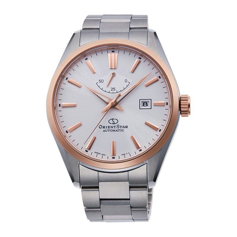 Reloj OrientStar 149-RE-AU0401S00B Hombre Acero y bisel dorado