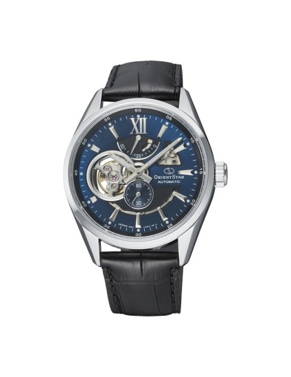 Reloj OrientStar 149-RE-AV0005L00B hombre acero y piel negra