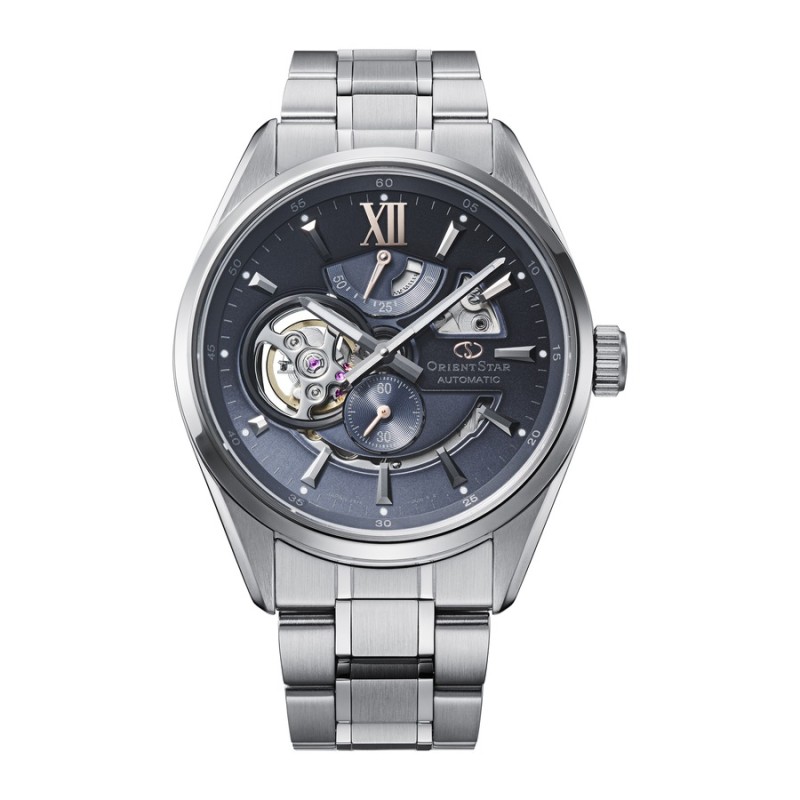 Relógio OrientStar 149-RE-AV0132L00B Homem Aço Prateado Automático