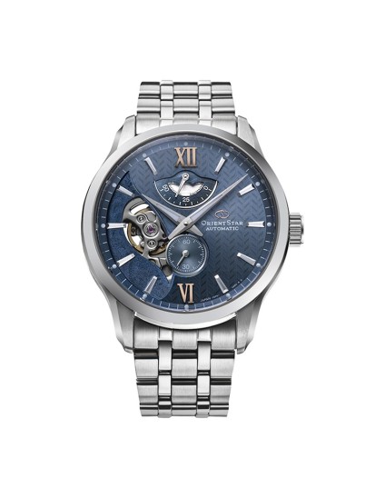 Reloj OrientStar 149-RE-AV0B08L00B hombre acero inoxidable plateado