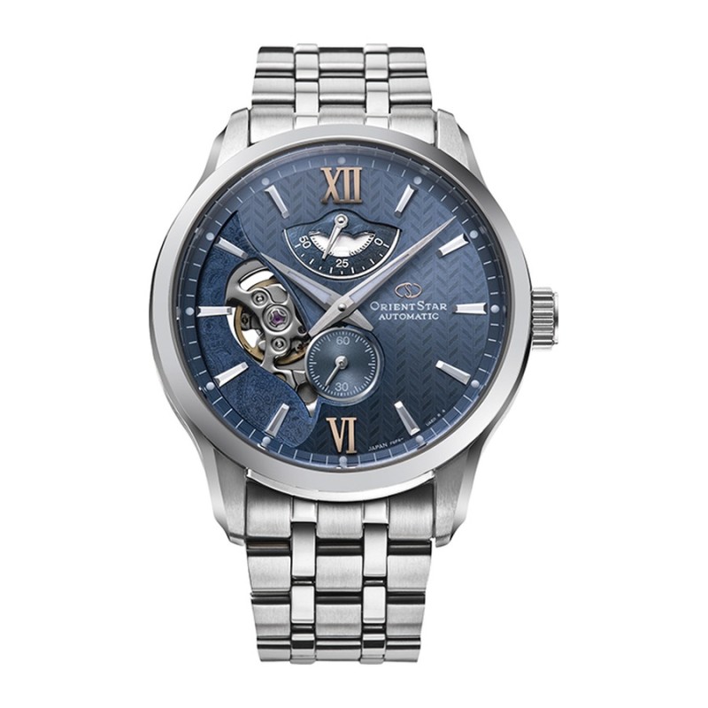 Reloj OrientStar 149-RE-AV0B08L00B hombre acero inoxidable plateado