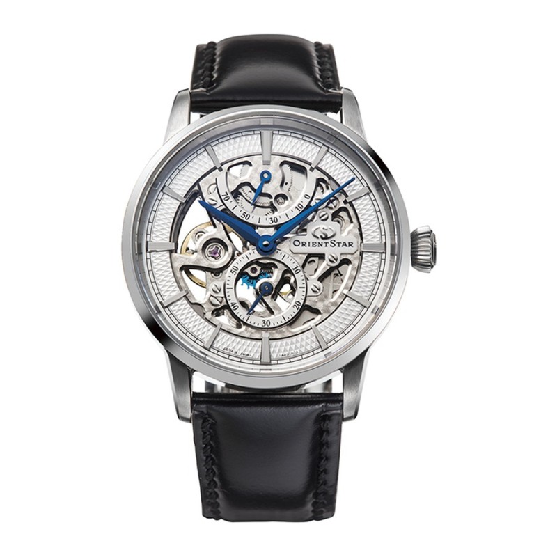 Reloj OrientStar 149-RE-AZ0005S00B Hombre acero inoxidable y piel negra