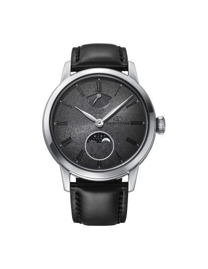 OrientStar 149-RE-BW0005N00B Men's Watch Steel & Black Leather