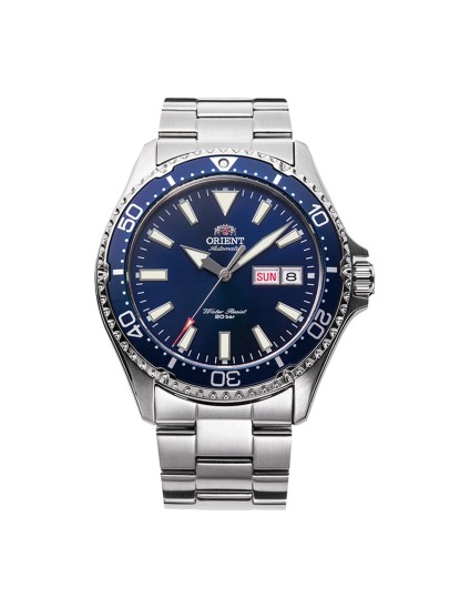 Relógio Orient Homem RA-AA0002L39B Aço Prateado e Azul