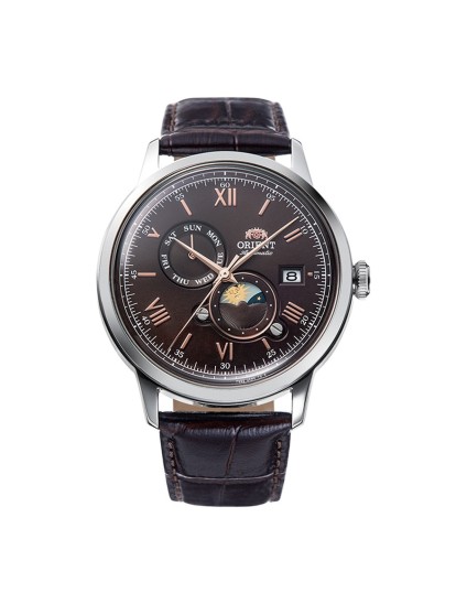 Relógio Orient RA-AK0804Y30B Automático Homem Pele Castanha