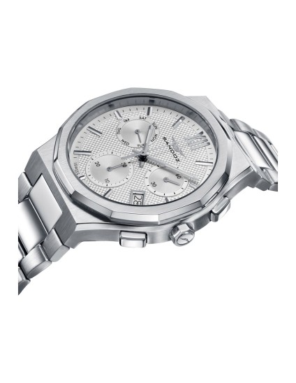 Sandoz 83017-03 Men's Silver Steel Chronograph Watch