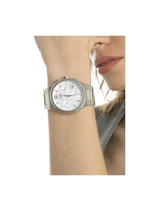 Reloj Sandoz 83017-03 Hombre Acero Plateado Cronógrafo
