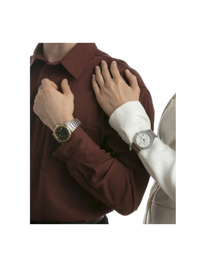 Relógio Sandoz 83017-03 Homem Aço Prateado Cronógrafo