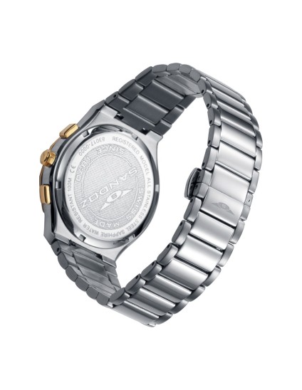 Sandoz Style 83017-63 Men's Gold-Plated Steel Watch