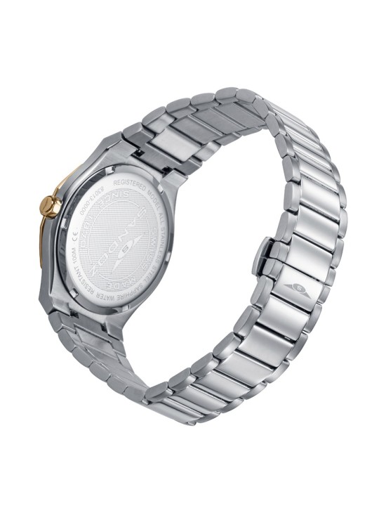 Reloj Sandoz 83013-63 Hombre Acero con bisel dorado