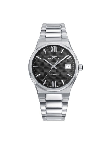 Sandoz 83011-57 Men's Stainless Steel Watch with Bracelet