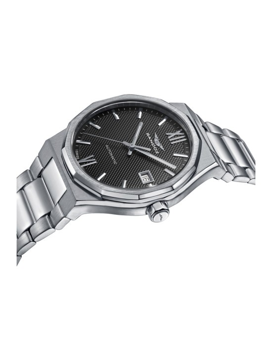 Sandoz 83011-57 Men's Stainless Steel Watch with Bracelet