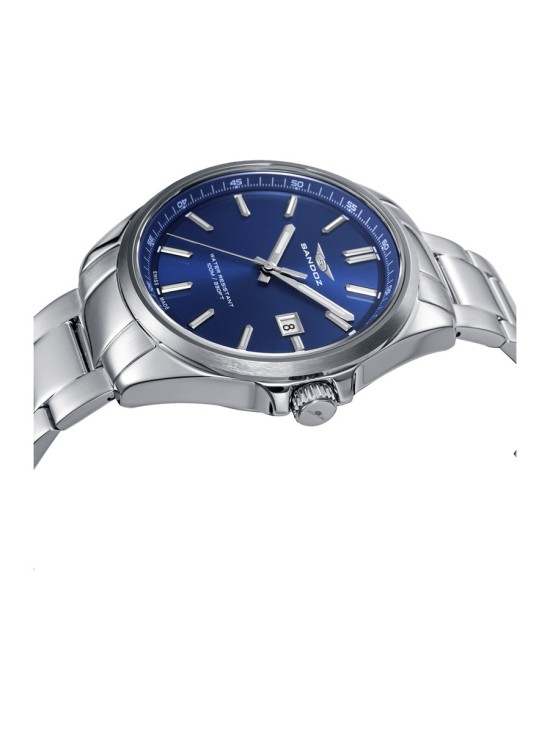 Reloj Sandoz 83001-37 Hombre Acero Esfera Azul