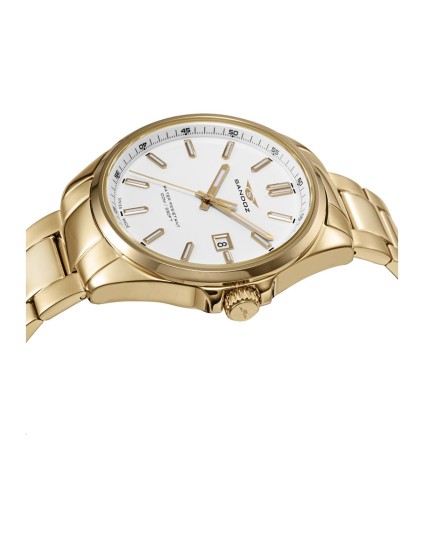 Relógio Sandoz 83001-97 Homem Aço IP Dourado Elegante