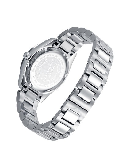 Reloj Sandoz 81384-35 Mujer Acero Plateado Esfera Azul