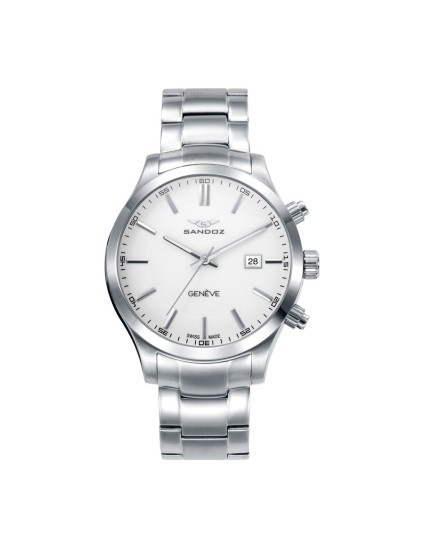 Relógio Sandoz 81379-07 Homem Aço Prateado Casual