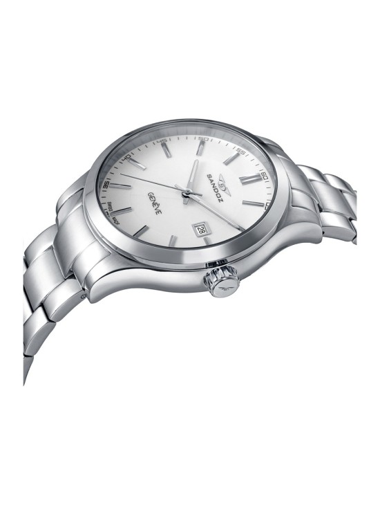 Relógio Sandoz 81379-07 Homem Aço Prateado Casual