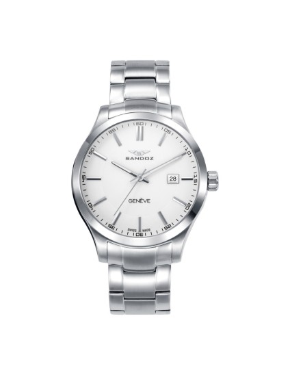 Relógio Sandoz 81379-07 Homem Aço Prateado Casual