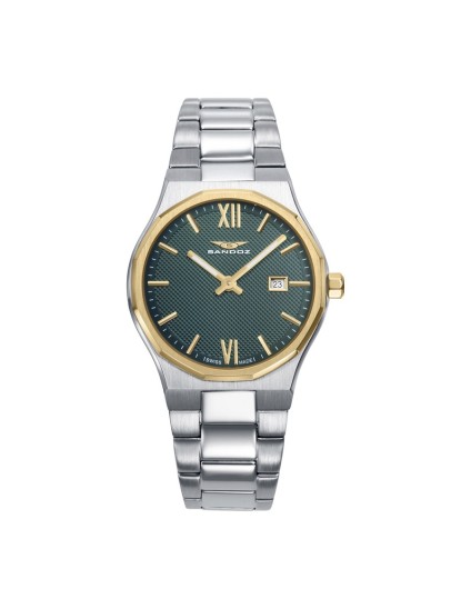 Relógio Sandoz 83004-63 Mulher Aço com Banho Dourado Elegante